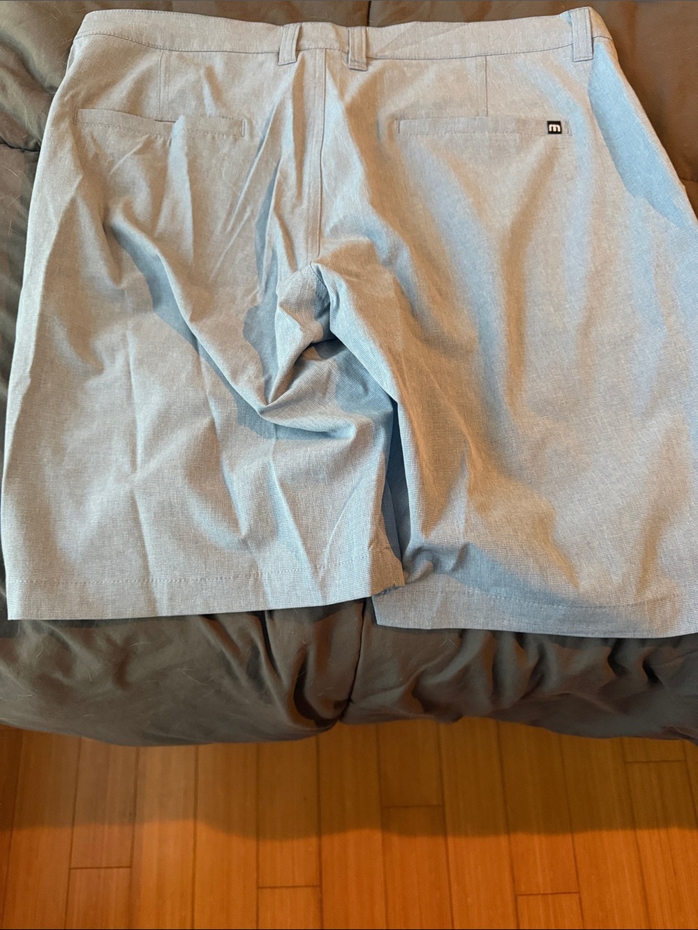 Men's Light Blue Casual Shorts 9inch Travis Matthew
